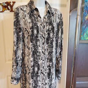Nine West Silk Shirtdress 14